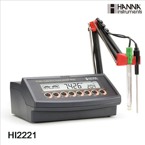 哈纳HI223实验室高精度PH/ORP/温度测定仪