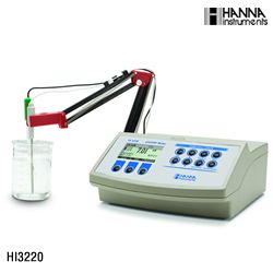 哈纳HI3220实验室高精度pH/mV/温度测定仪